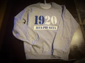 1920 Zeta Phi Beta Sweater