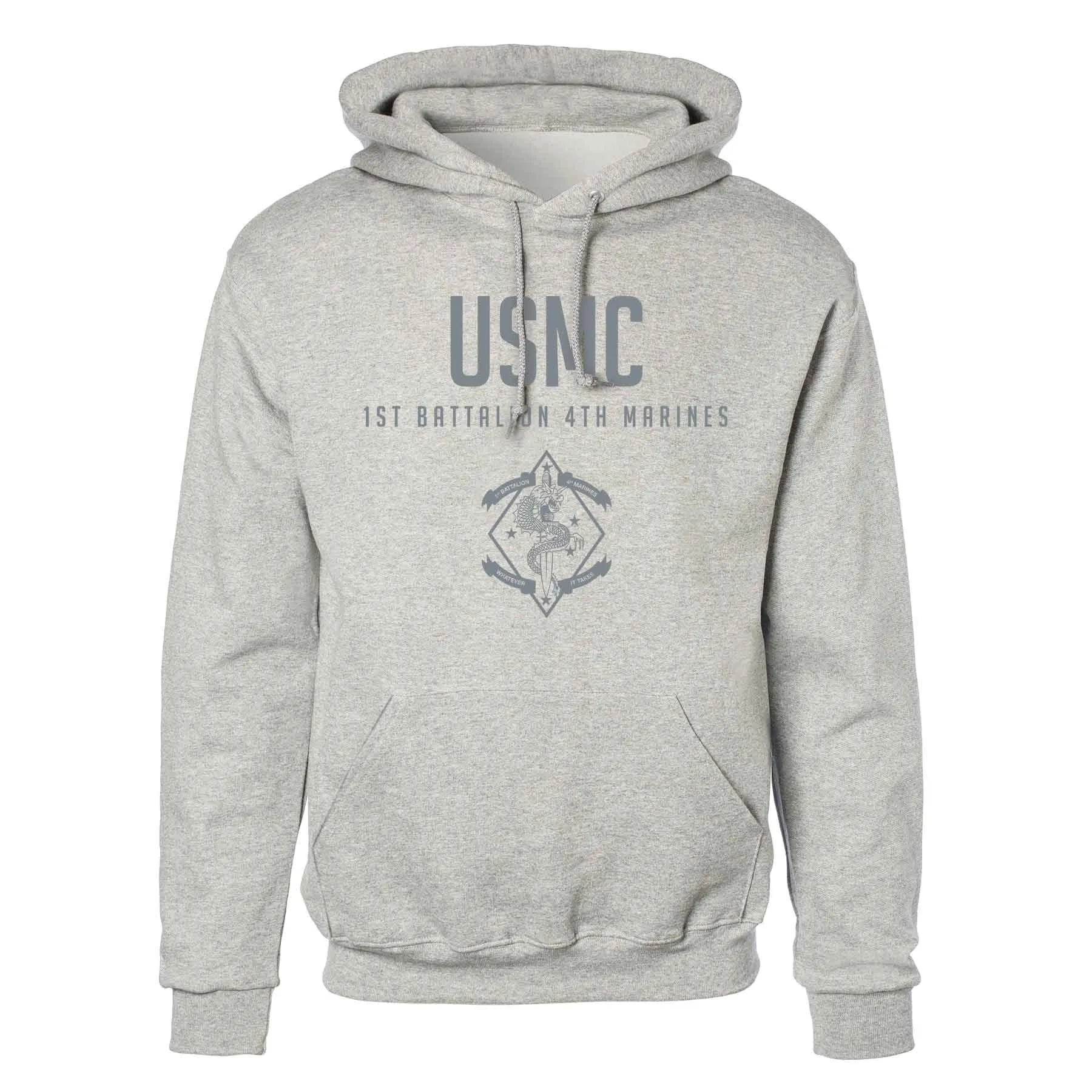 1st Battalion 4th Marines Tonal Hoodie