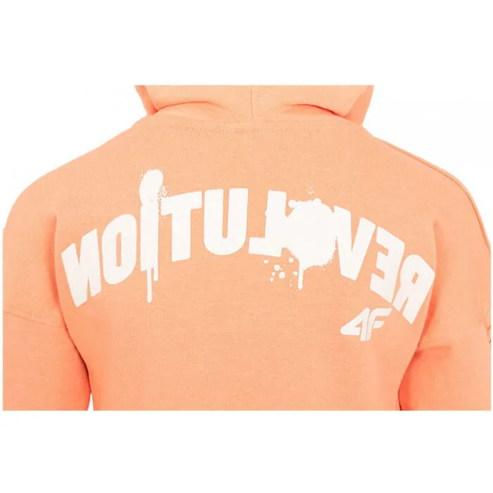 4F Pink Sleeves Design Revolution Hoodie 680