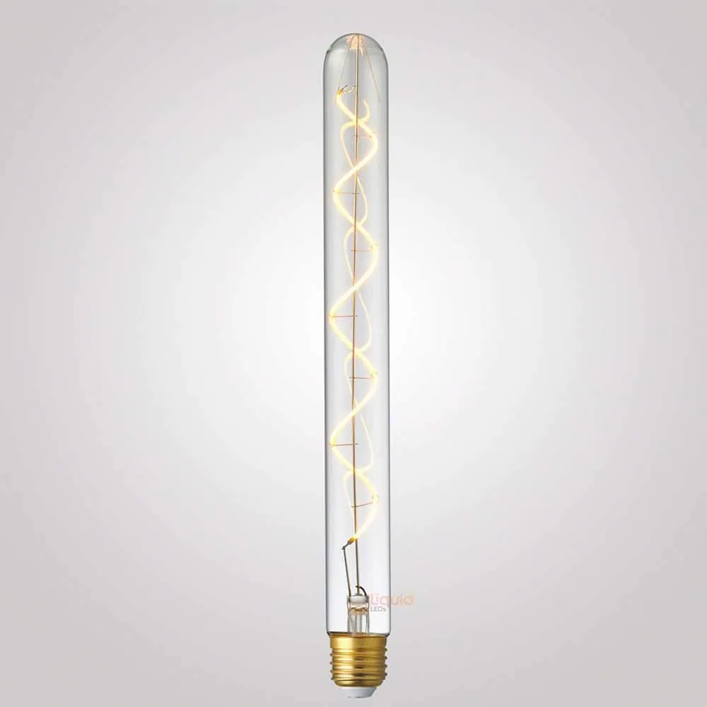 4W Long Tube Spiral LED Bulb E27 in Extra Warm