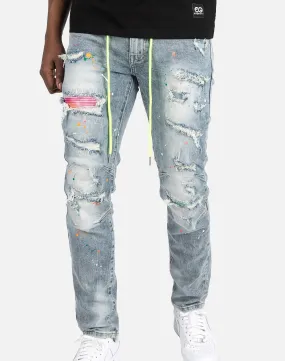 7ty7 Llc Color Rip N' Repair Jeans