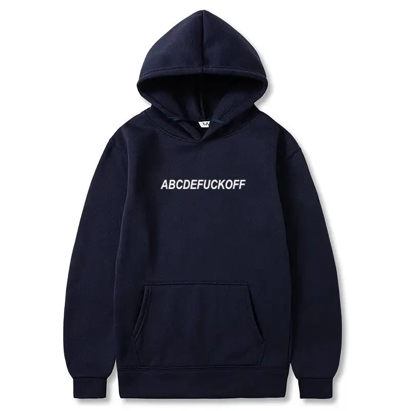 ABCDE... Long Sleeved Hoodie