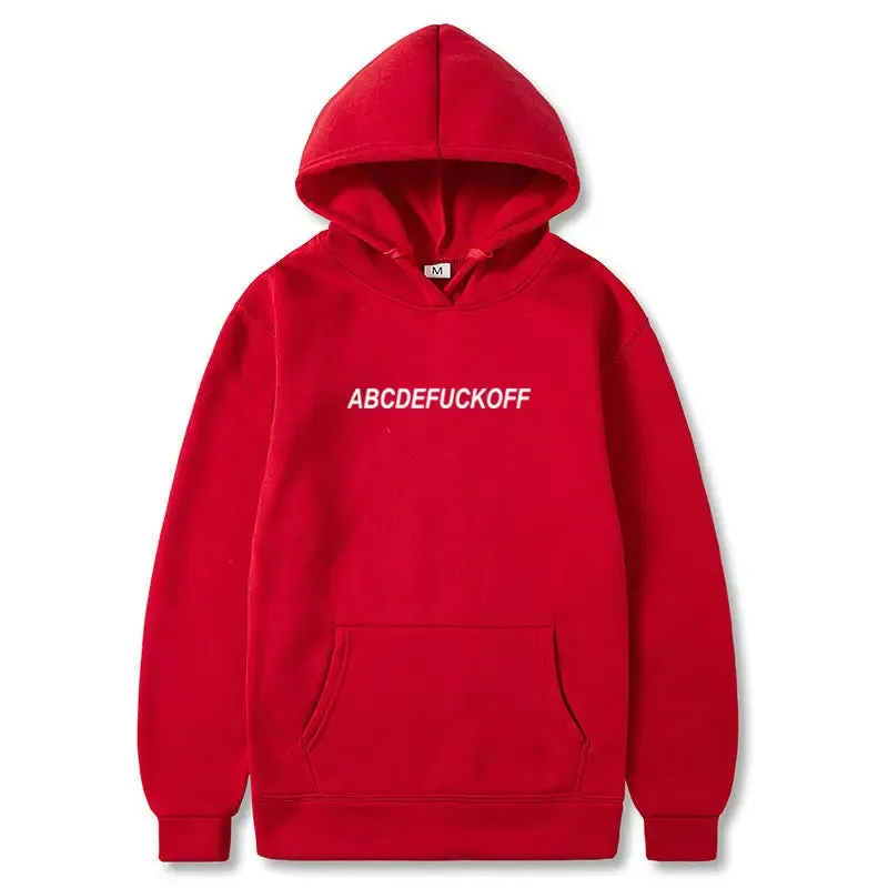 ABCDE... Long Sleeved Hoodie