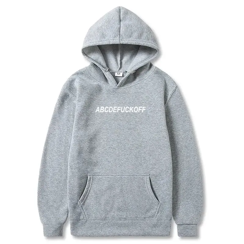 ABCDE... Long Sleeved Hoodie