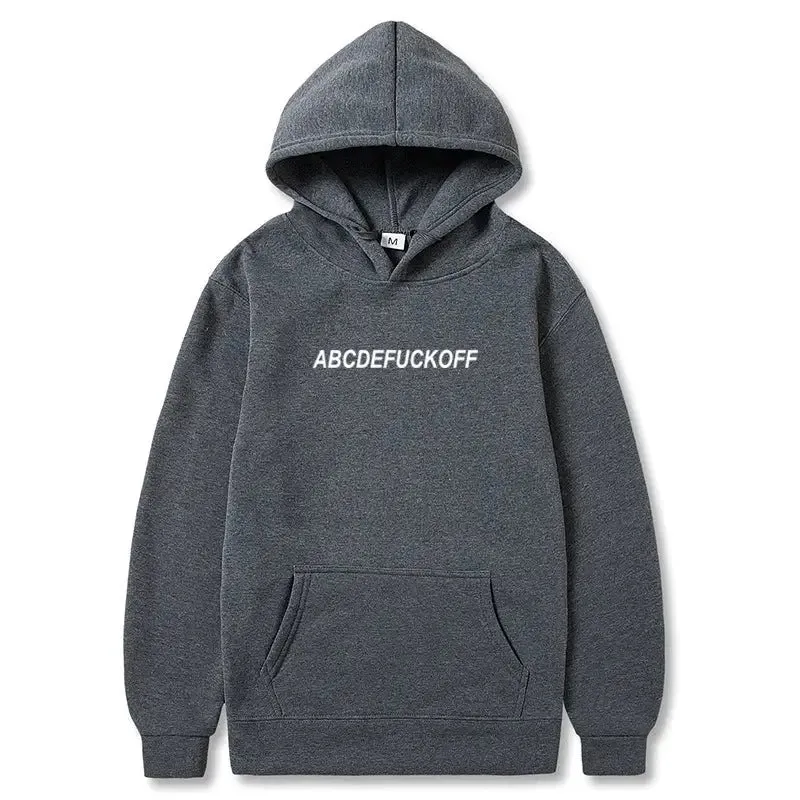 ABCDE... Long Sleeved Hoodie