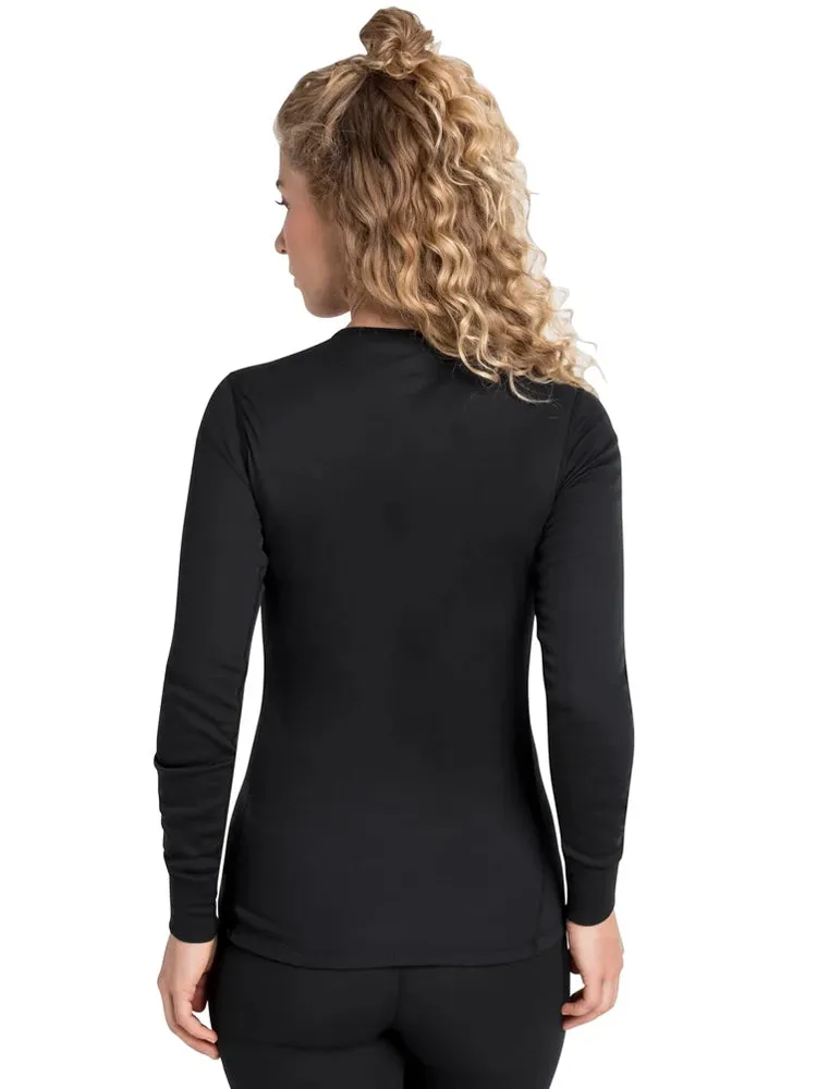 Active Warm Eco Long Sleeve Base Layer Top - Black