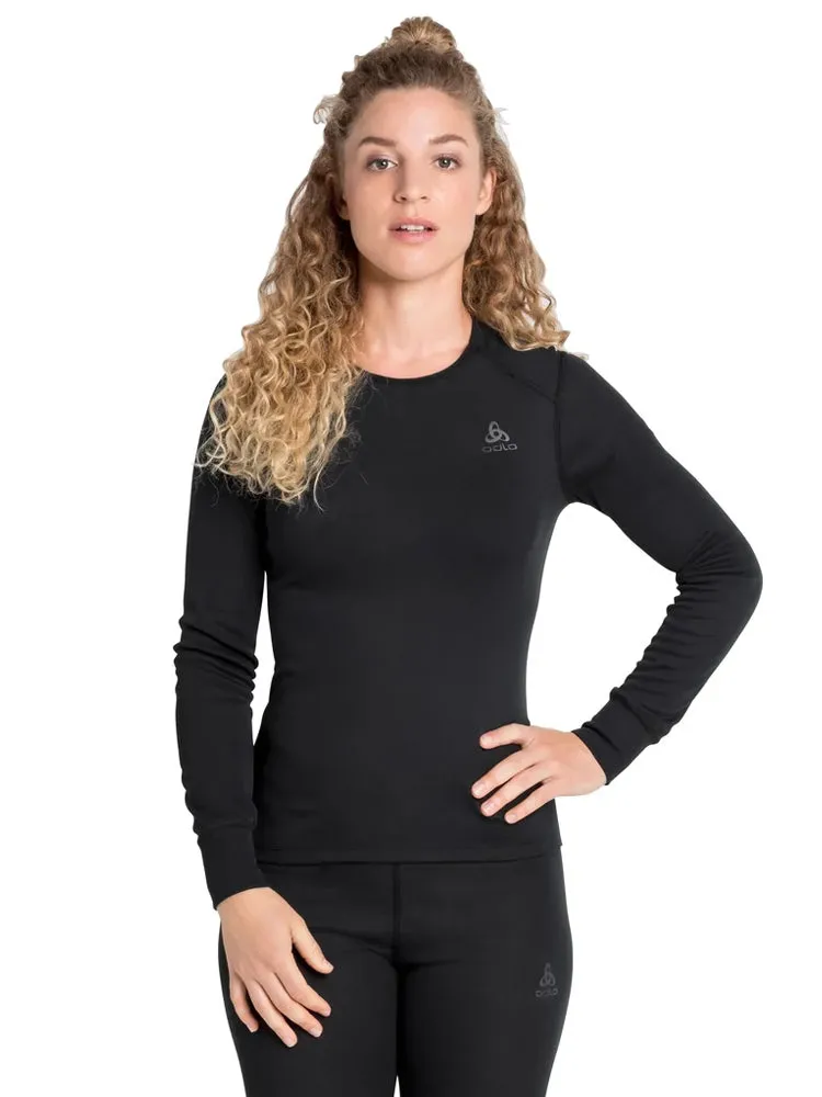 Active Warm Eco Long Sleeve Base Layer Top - Black