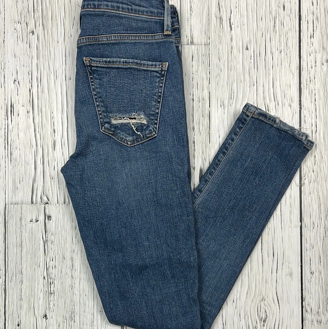 Agolde Aritzia distressed skinny jeans - Hers S/27