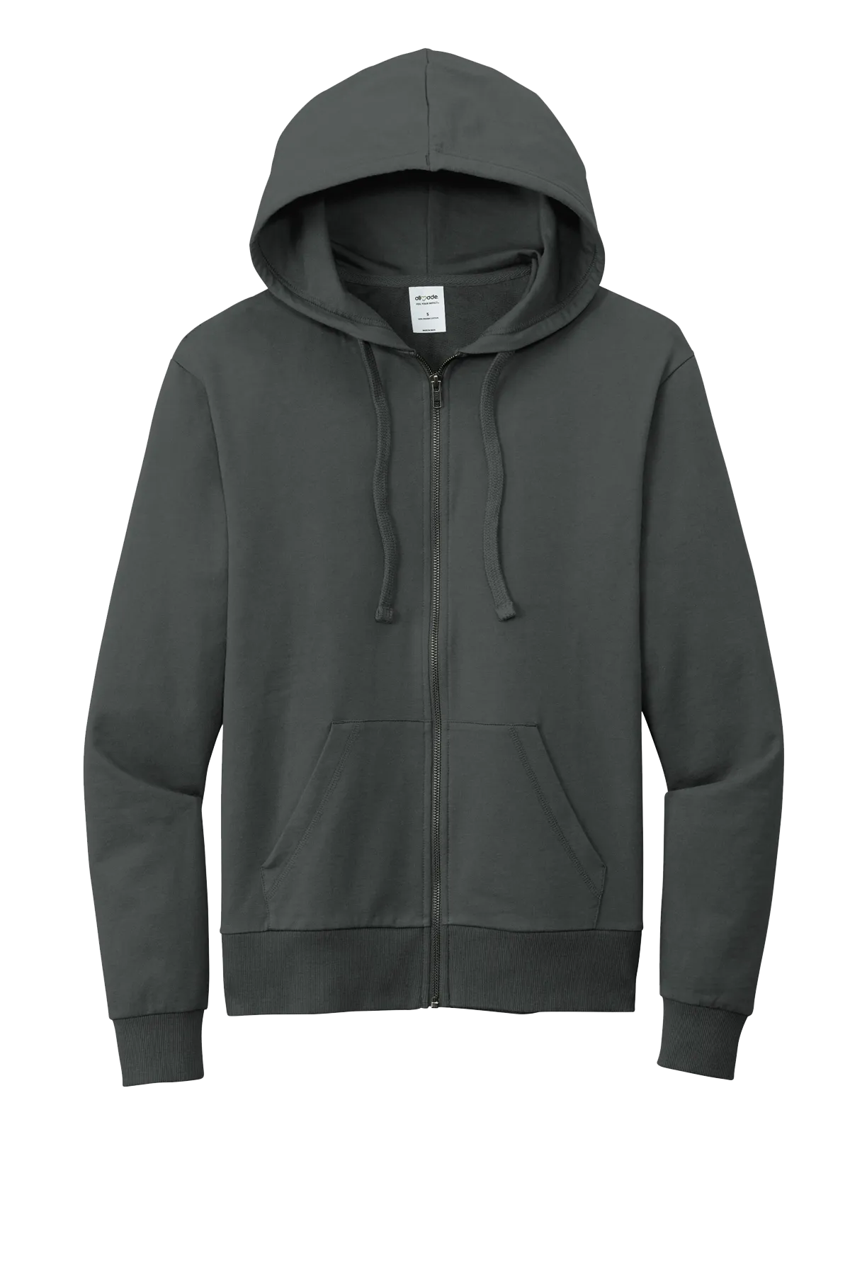 Allmade Unisex Organic French Terry Full-Zip Hoodie