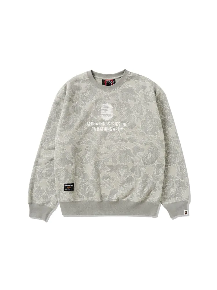 ALPHA X BAPE CREWNECK SWEATER