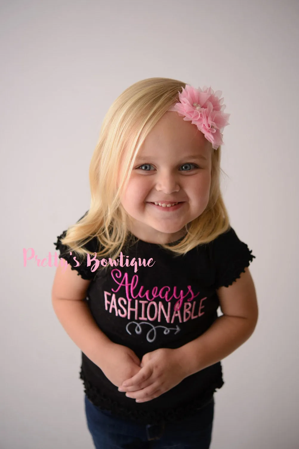 Always Fashionable Girls shirt-- Girls T Shirt or bodysuit -- Girls Fashion shirt--