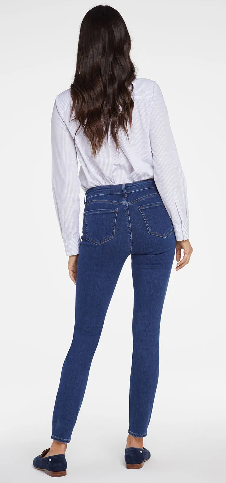 Ami Skinny Jeans Mediumblauw Premium Denim | Quinn