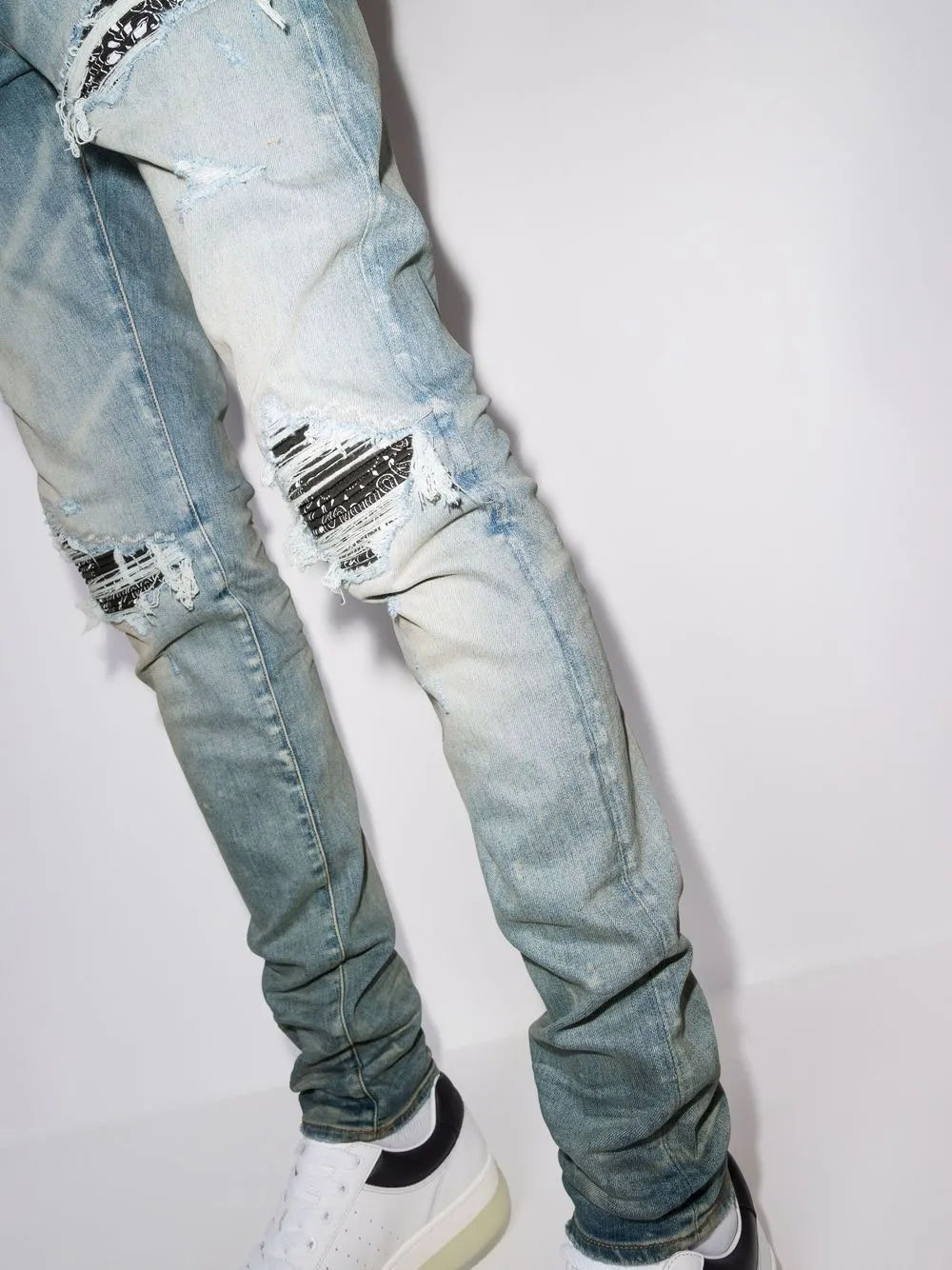 AMIRI MX1 Ripped Skinny Jeans