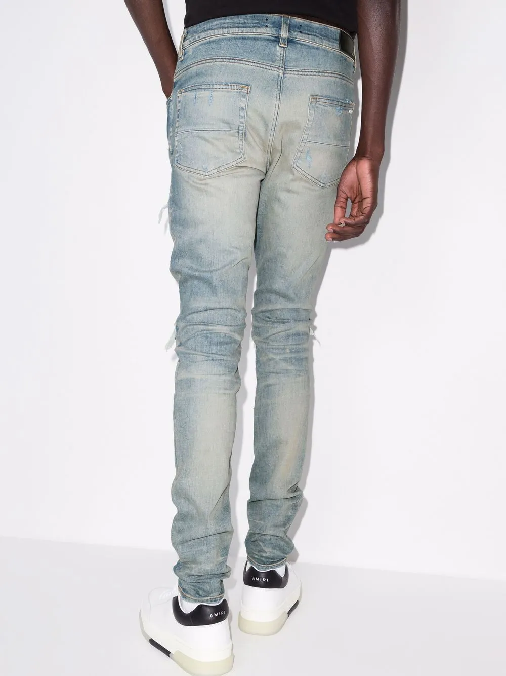 AMIRI MX1 Ripped Skinny Jeans