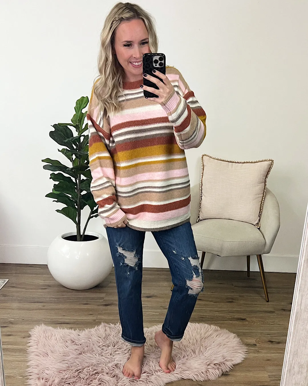 Archer Multi Stripe Sweater