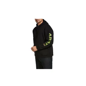 Ariat Rebar Graphic Hoodie Black Lime