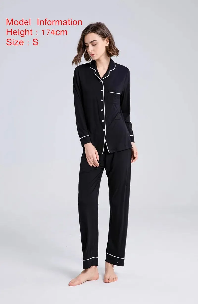 AS Clearance sale Discount woman Pajamas sets high quality Bamboo fiber breathable comfortable homewear