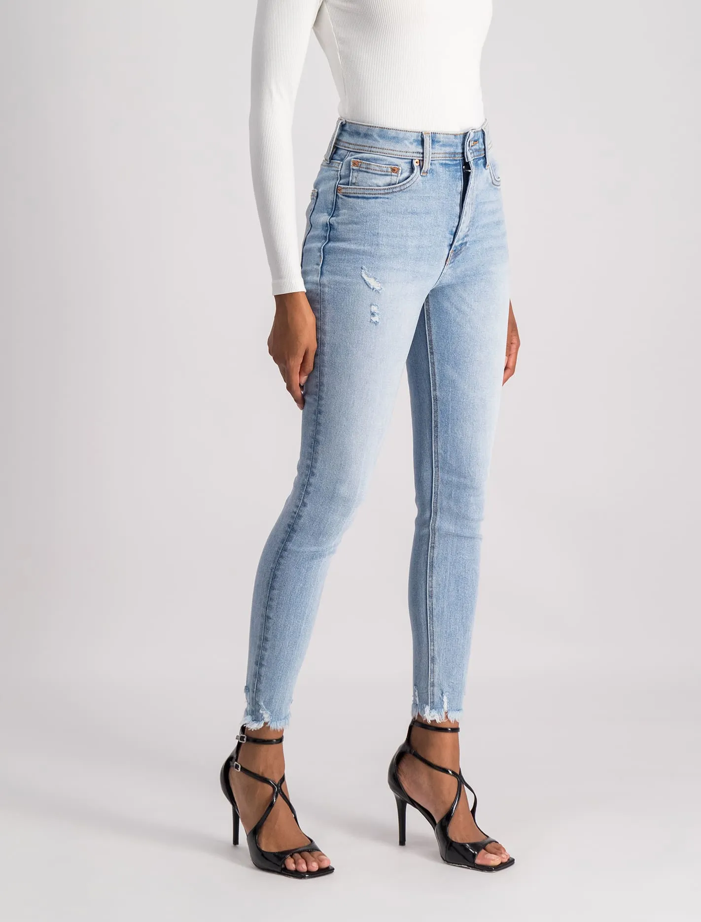 Ashley Mid-Rise Ankle Skinny Jeans