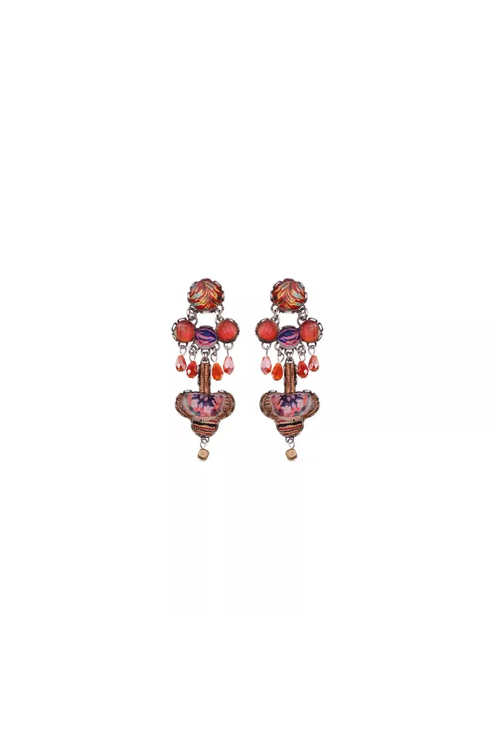 AYALA BAR WARM ENERGY PEONY EARRINGS