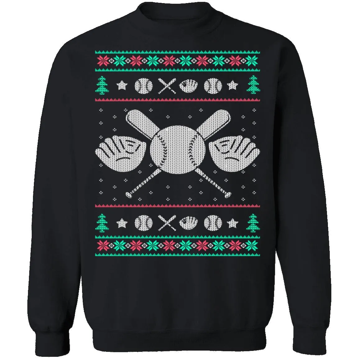 Baseball Ugly Christmas Sweater