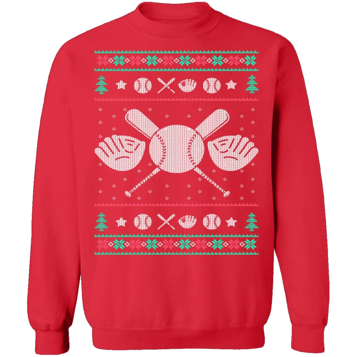 Baseball Ugly Christmas Sweater