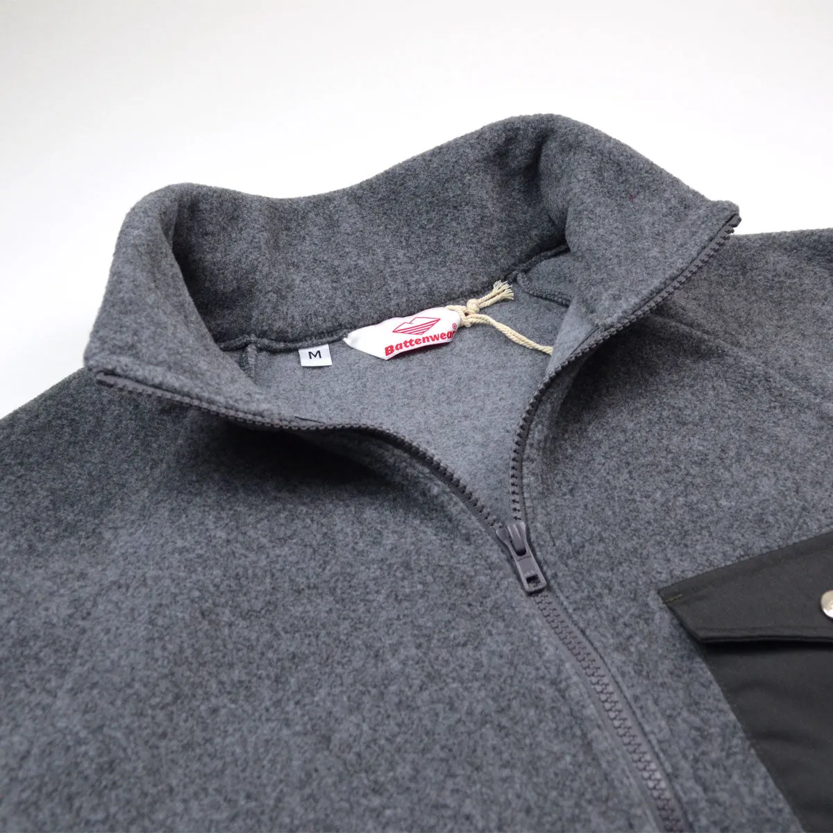 Battenwear - Warm-up Polar Fleece - Heather Grey