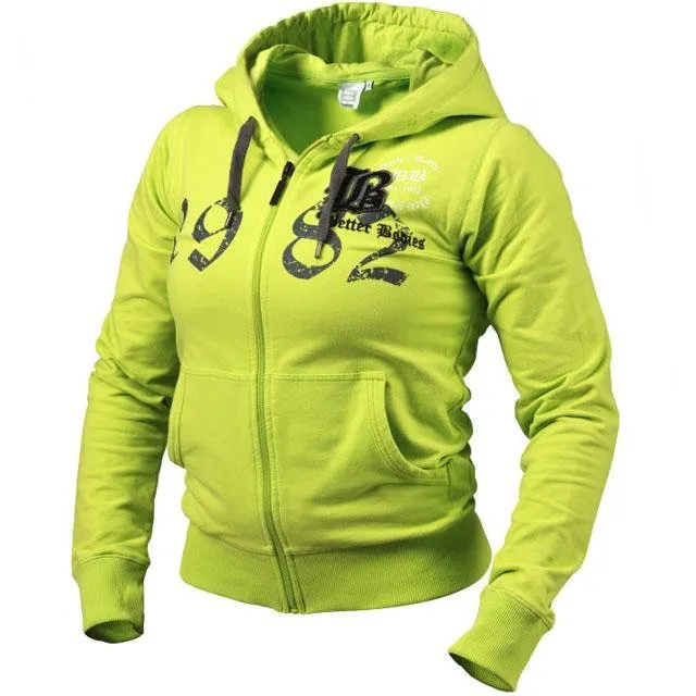 Better Bodies Fitted Soft Hoodie - Lime