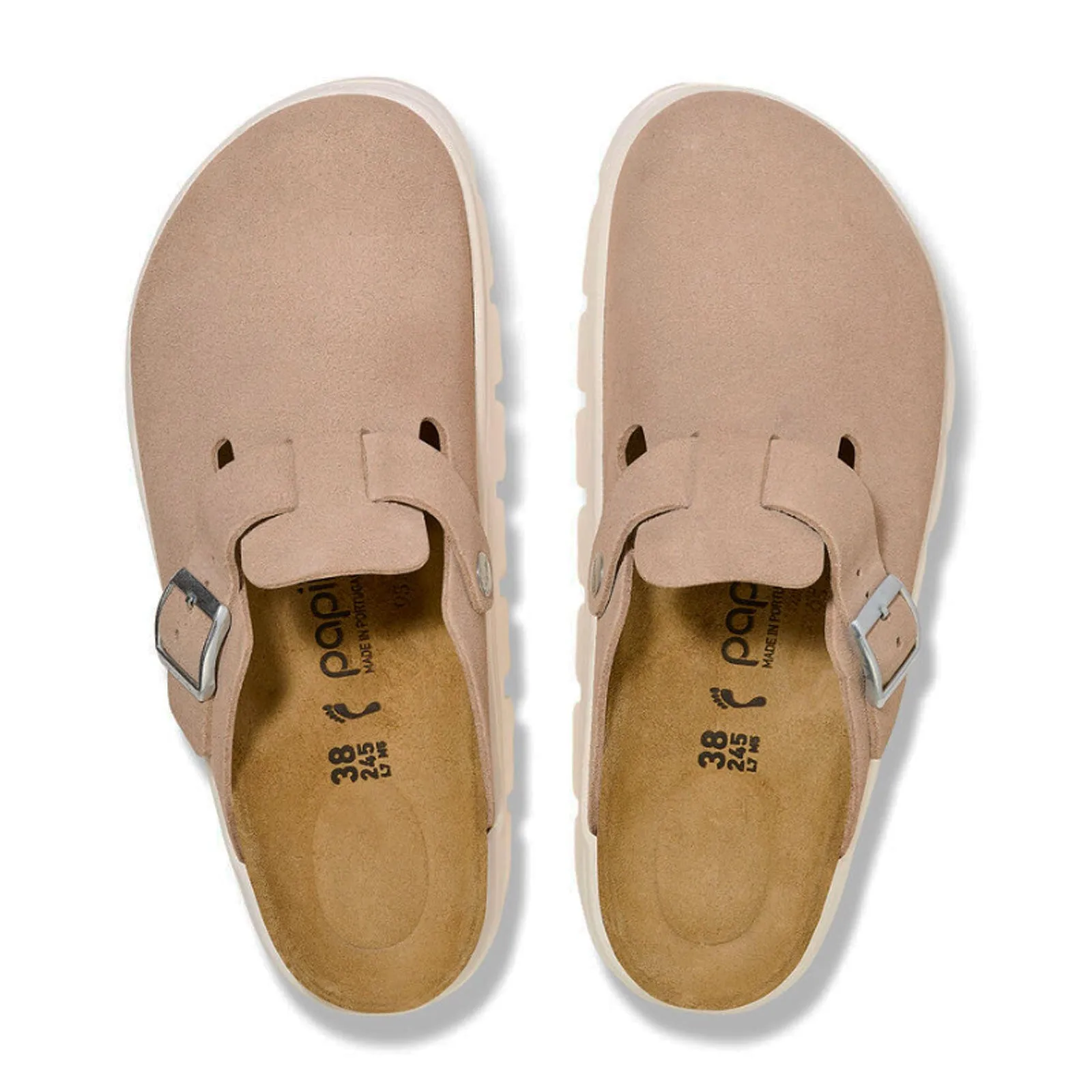 Birkenstock Boston Chunky Narrow Clog (Women) - Warm Sand Suede