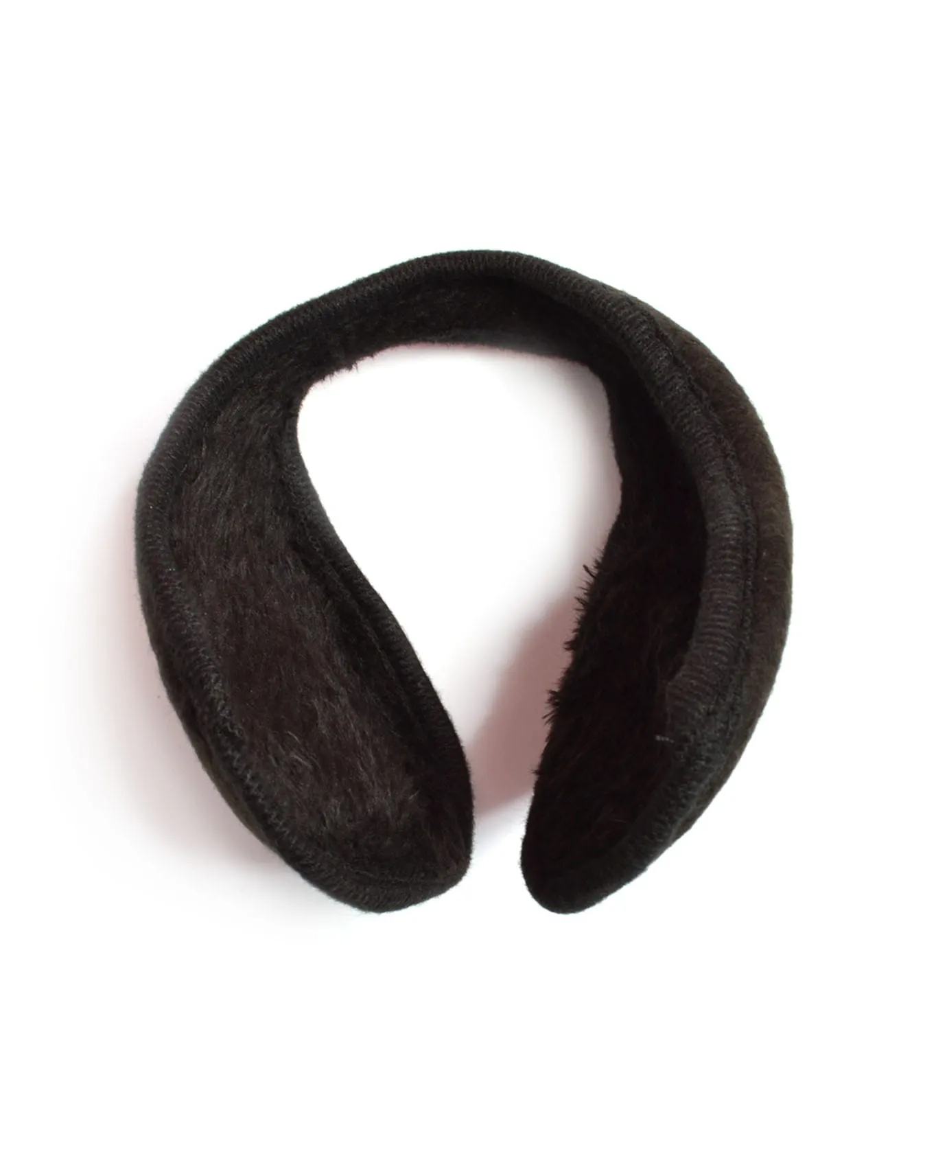 Black Fleece Ear Warmers