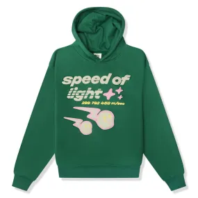 Broken Planet Market Speed Of Light Hoodie Malachite Green