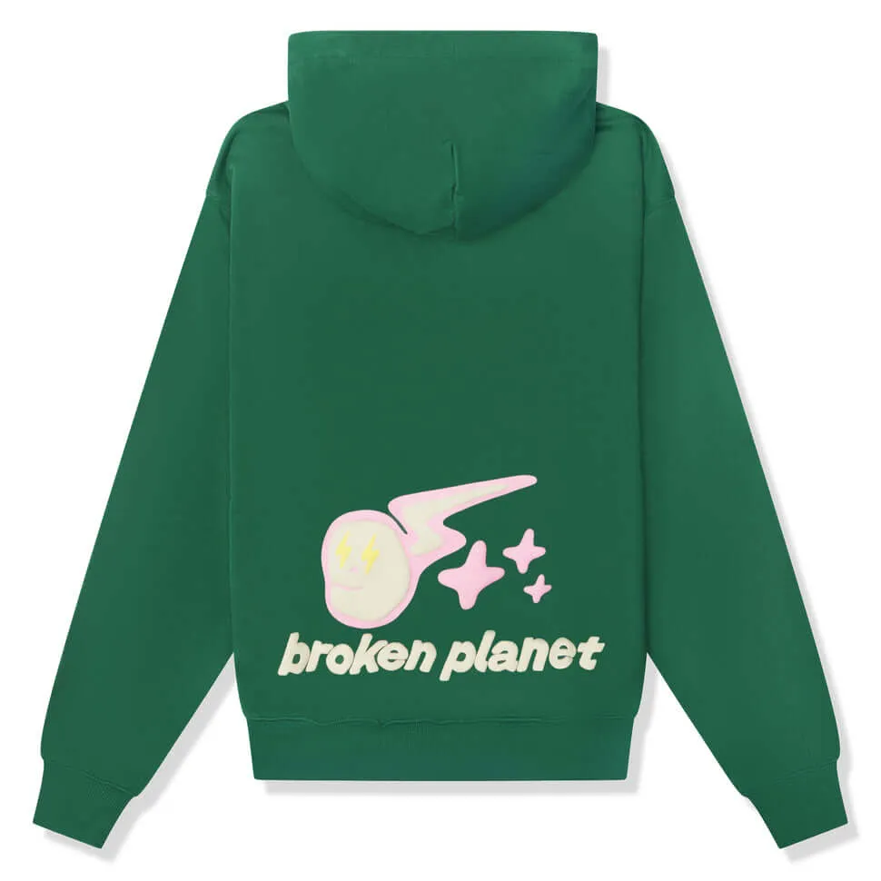 Broken Planet Market Speed Of Light Hoodie Malachite Green