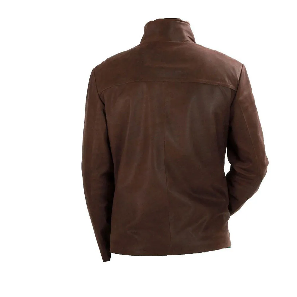 Brown Suede Leather jacket