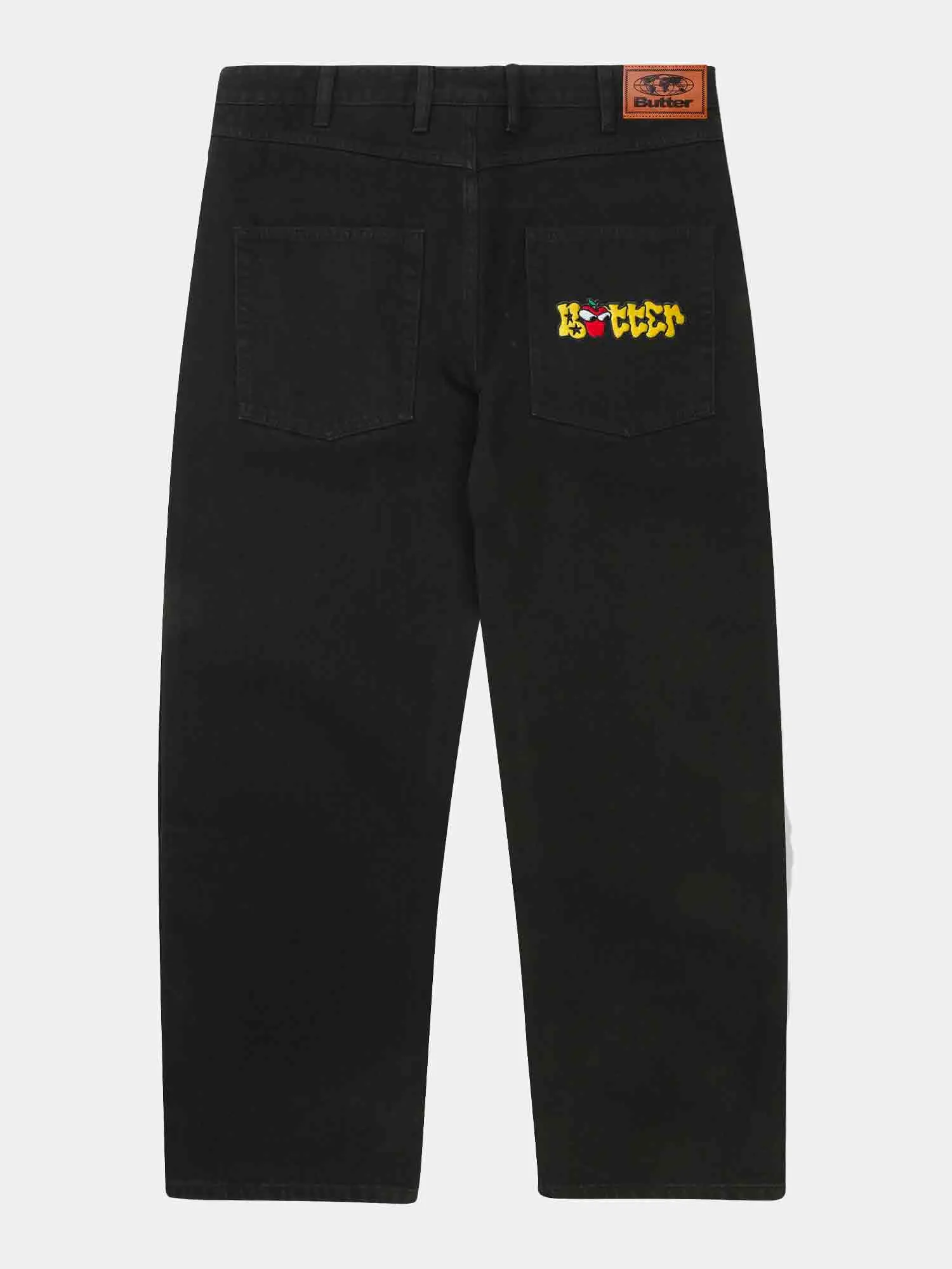 Butter Goods Big Apple Denim Jeans - Washed Black