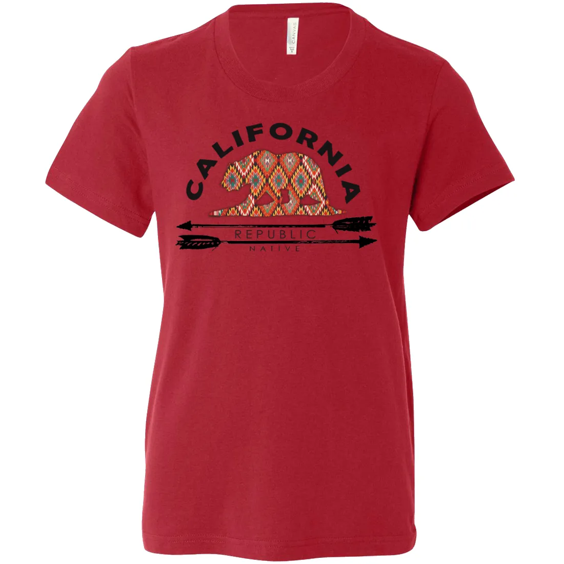 California Republic Native Asst Colors Youth T-Shirt/tee