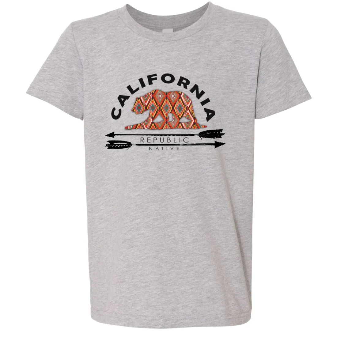 California Republic Native Asst Colors Youth T-Shirt/tee