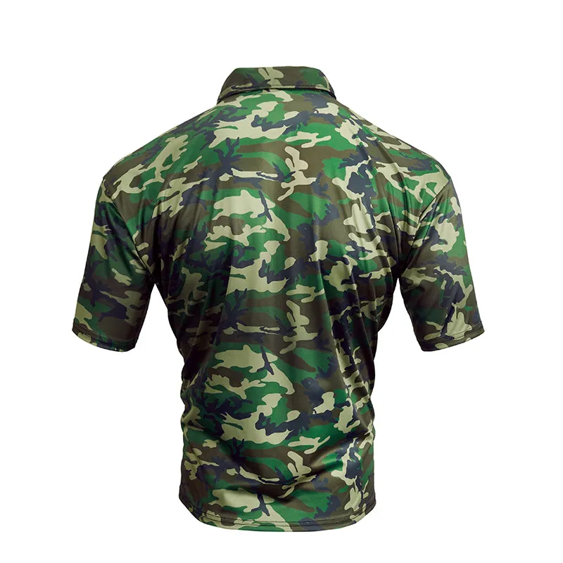 CAMO POLO SHIRT