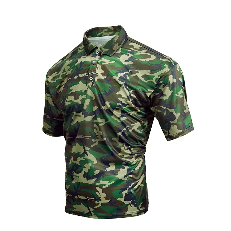 CAMO POLO SHIRT