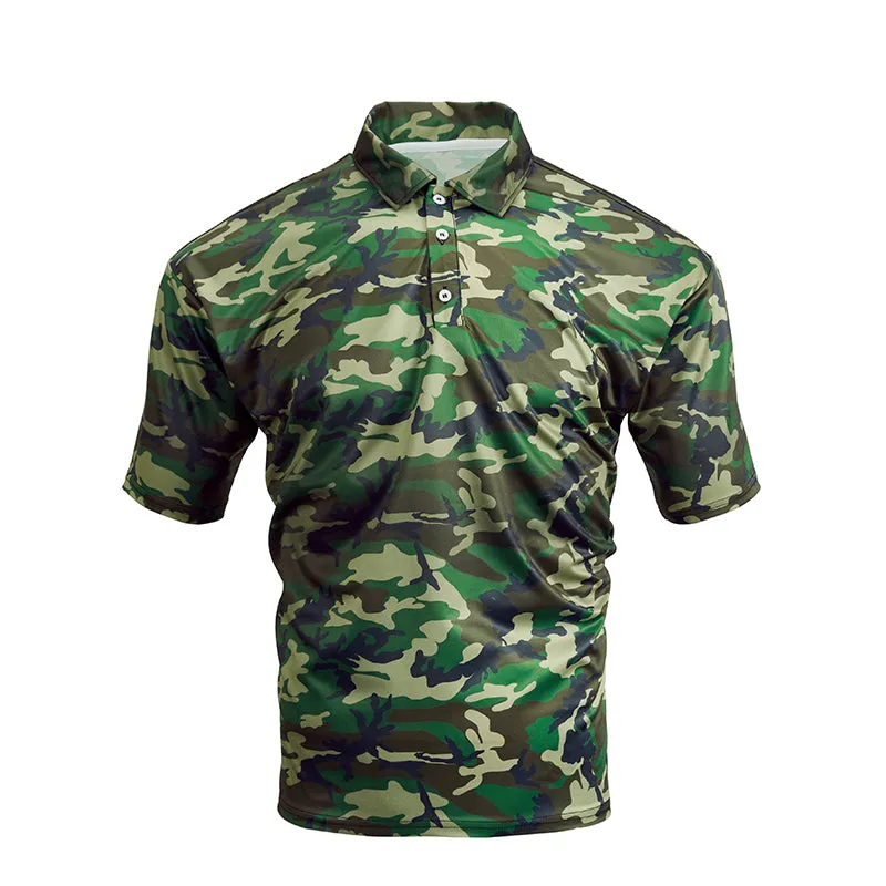 CAMO POLO SHIRT