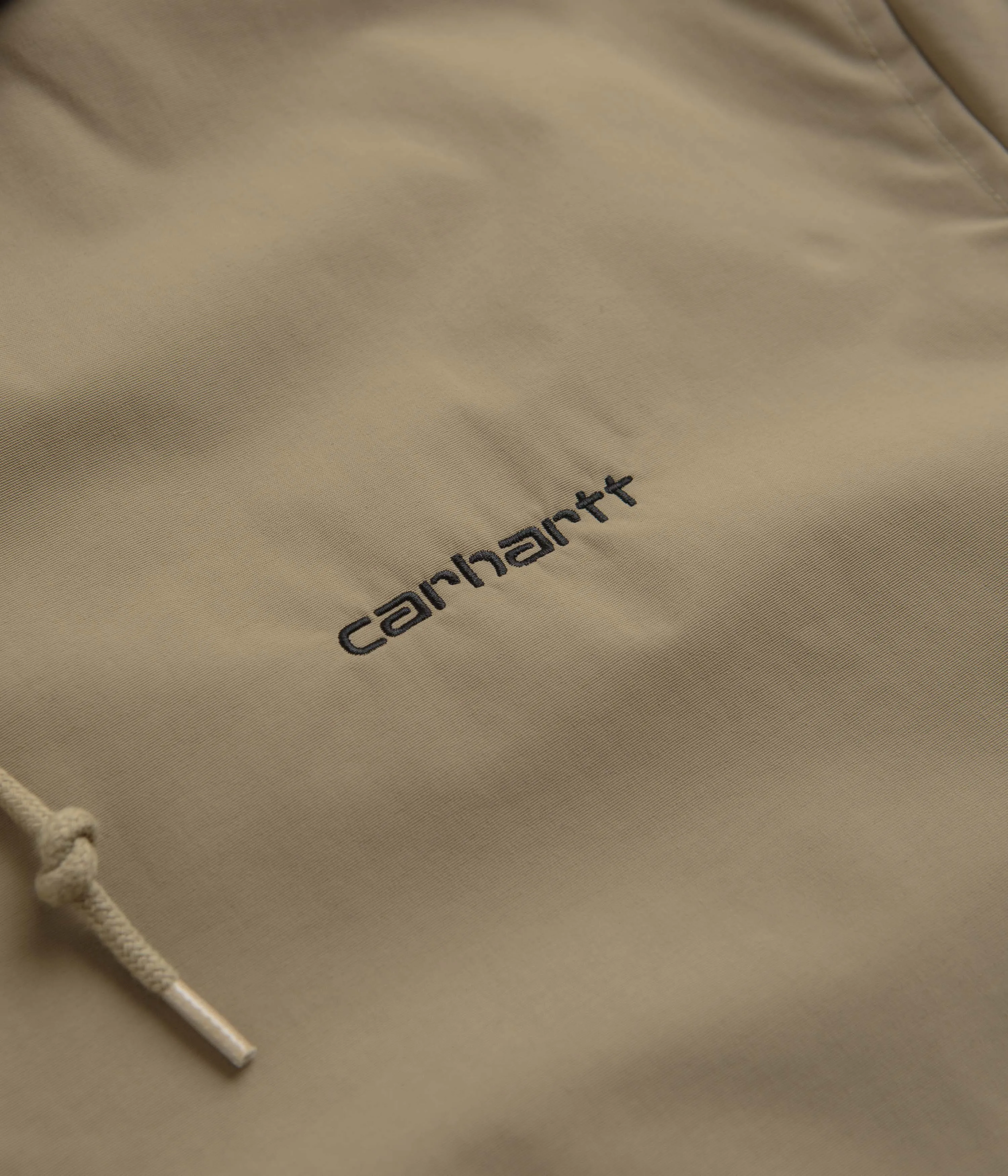 Carhartt Hooded Coach Jacket - Leather / Black