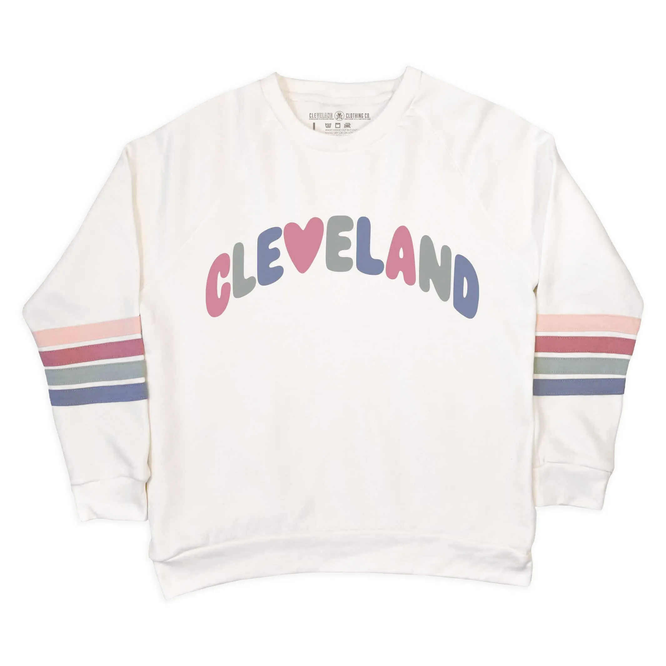 Cleveland Heart Arch - Crewneck Fleece