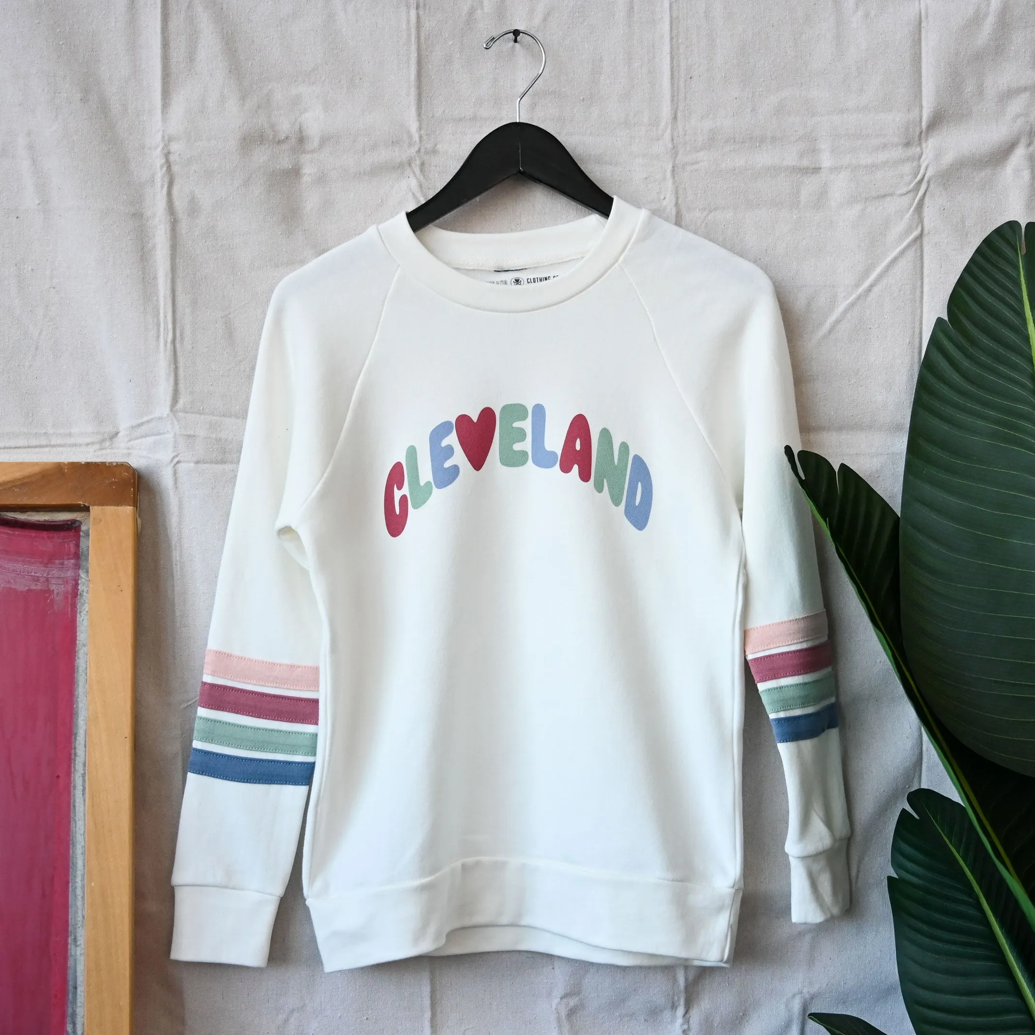 Cleveland Heart Arch - Crewneck Fleece