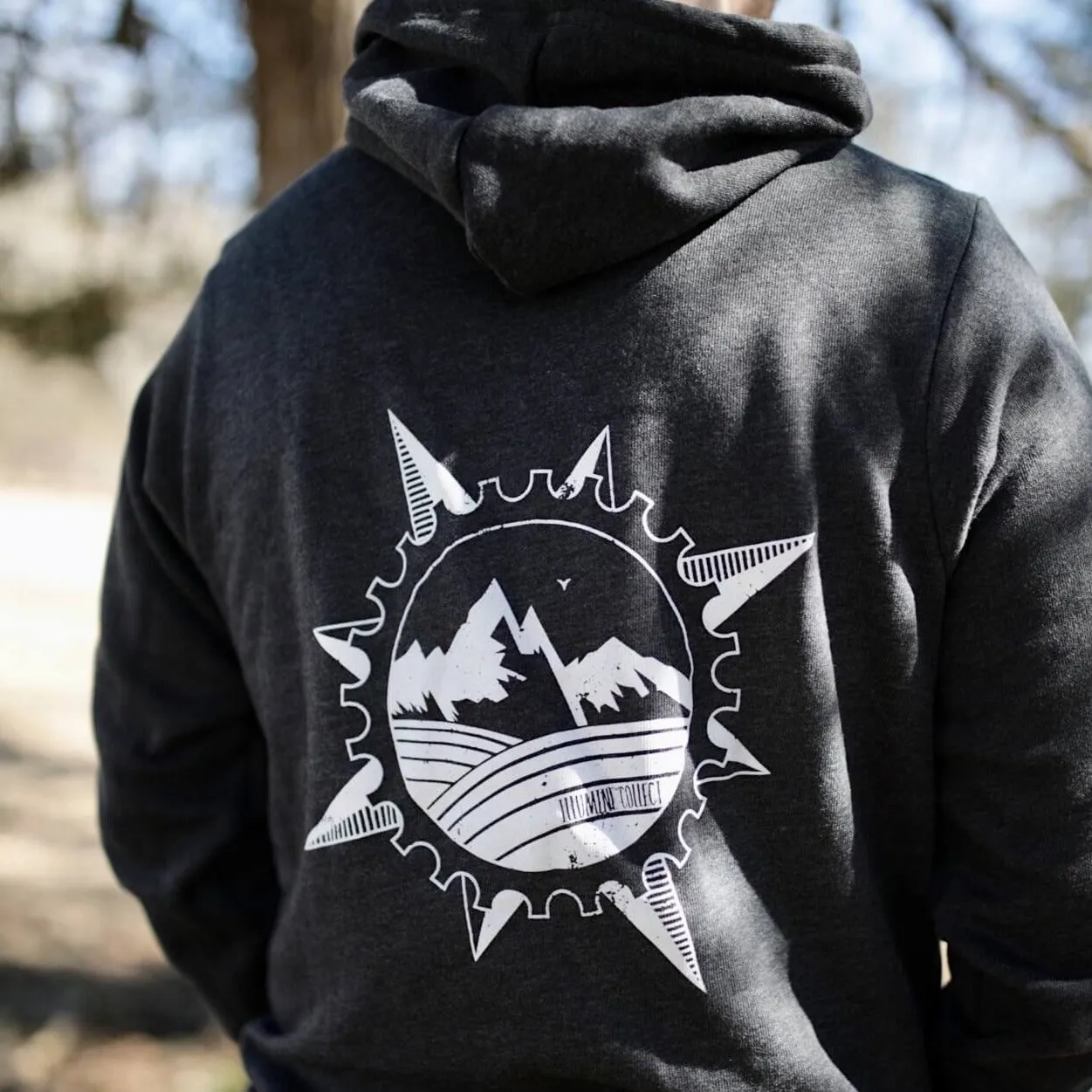 Compass Hoodie - Dark Heather Grey