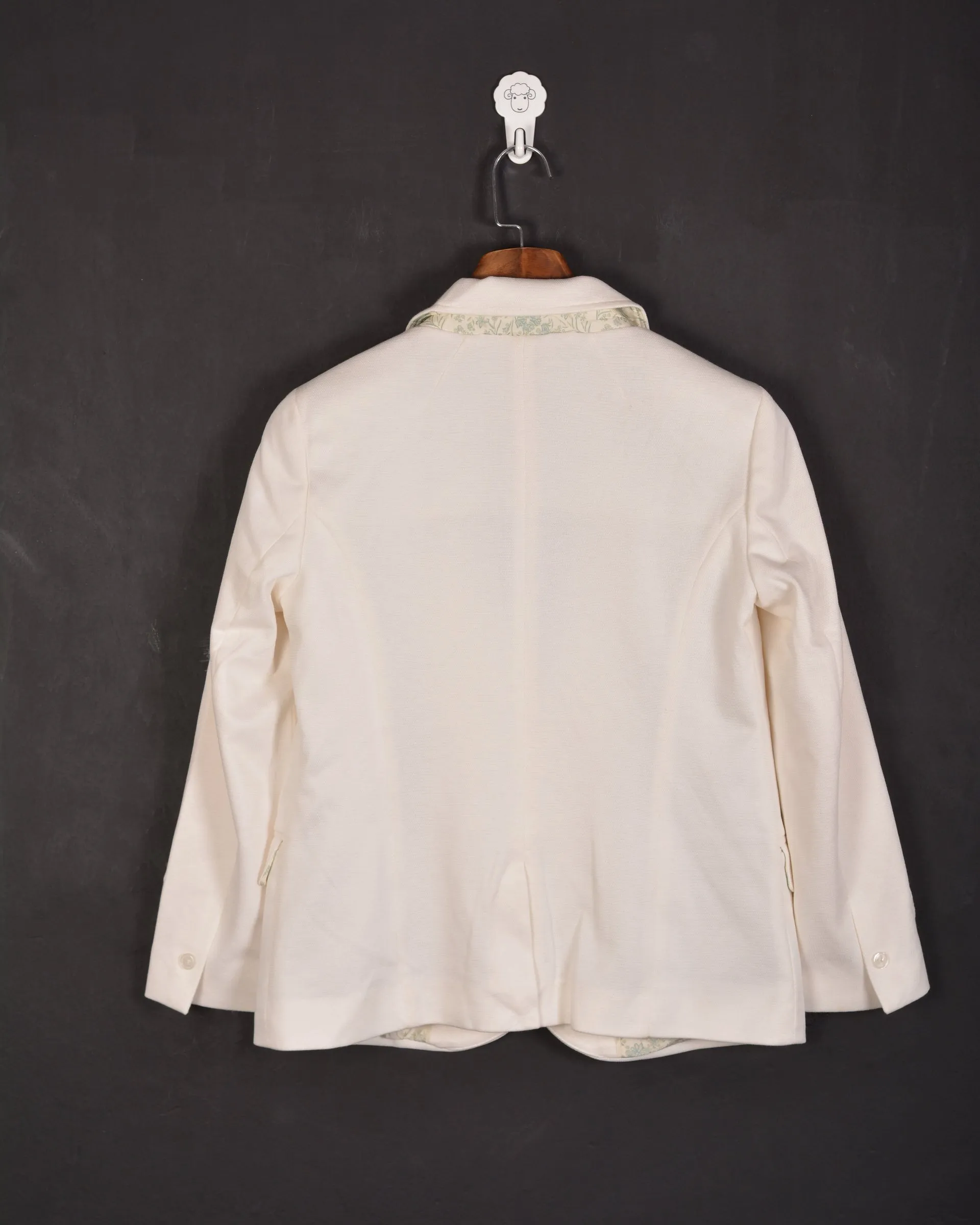 CORTEFIEL Comfortable fabric blazer- White