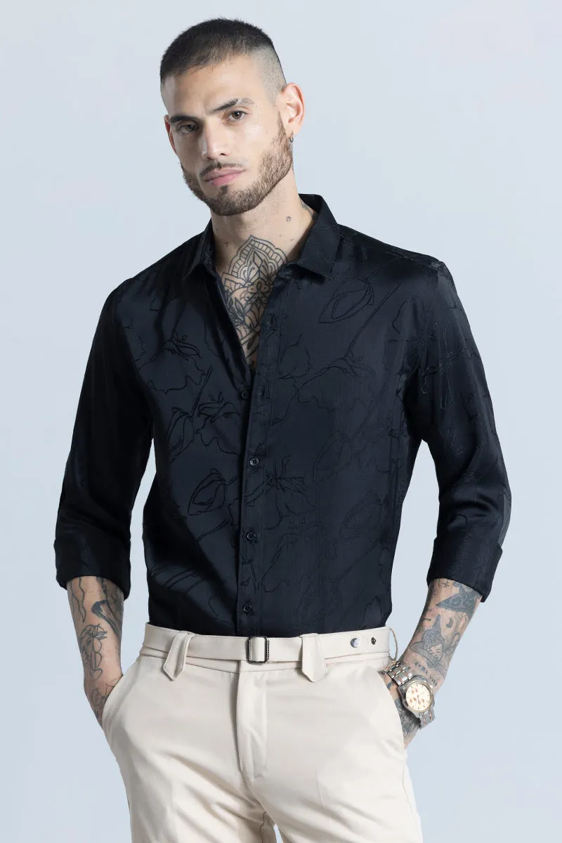 Cosmos Black Shirt