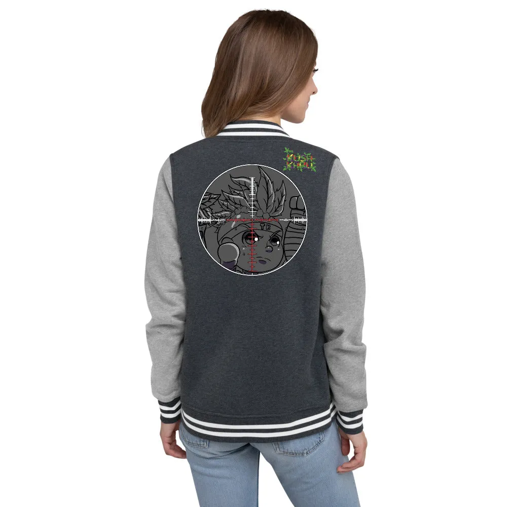 CRAZE KUSH PRAK MODE Scope Women's Letterman Jacket