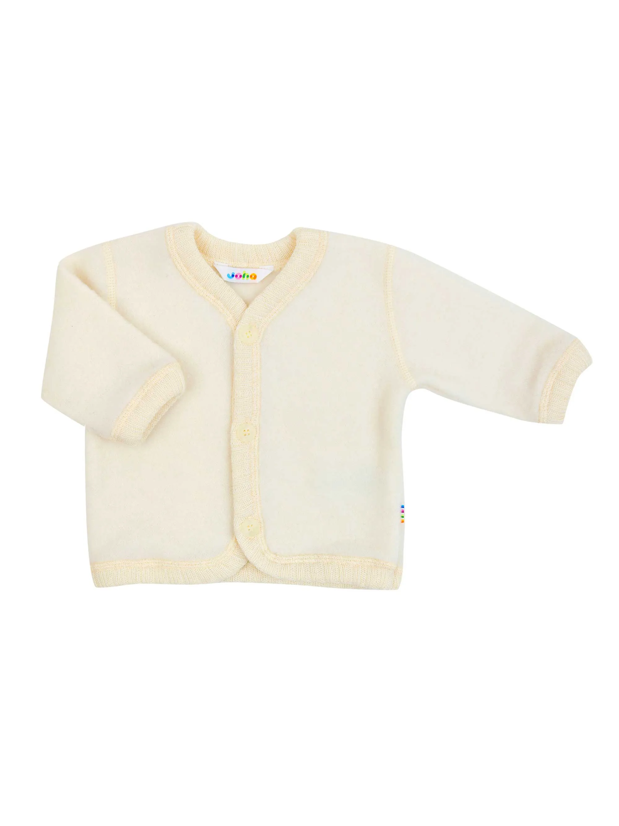 Cream Fleece Cardigan