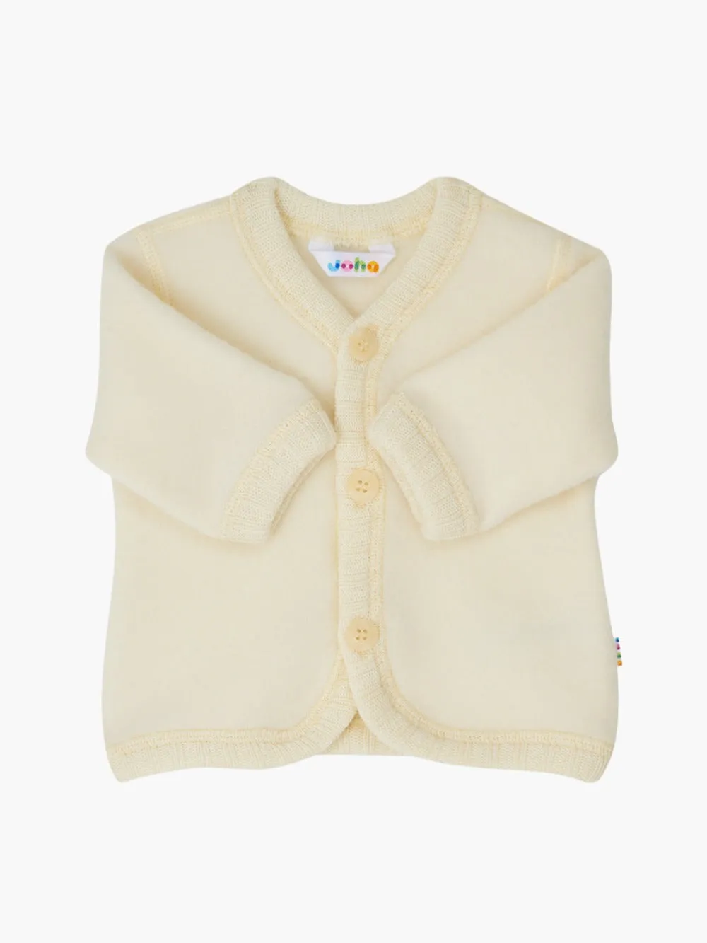 Cream Fleece Cardigan