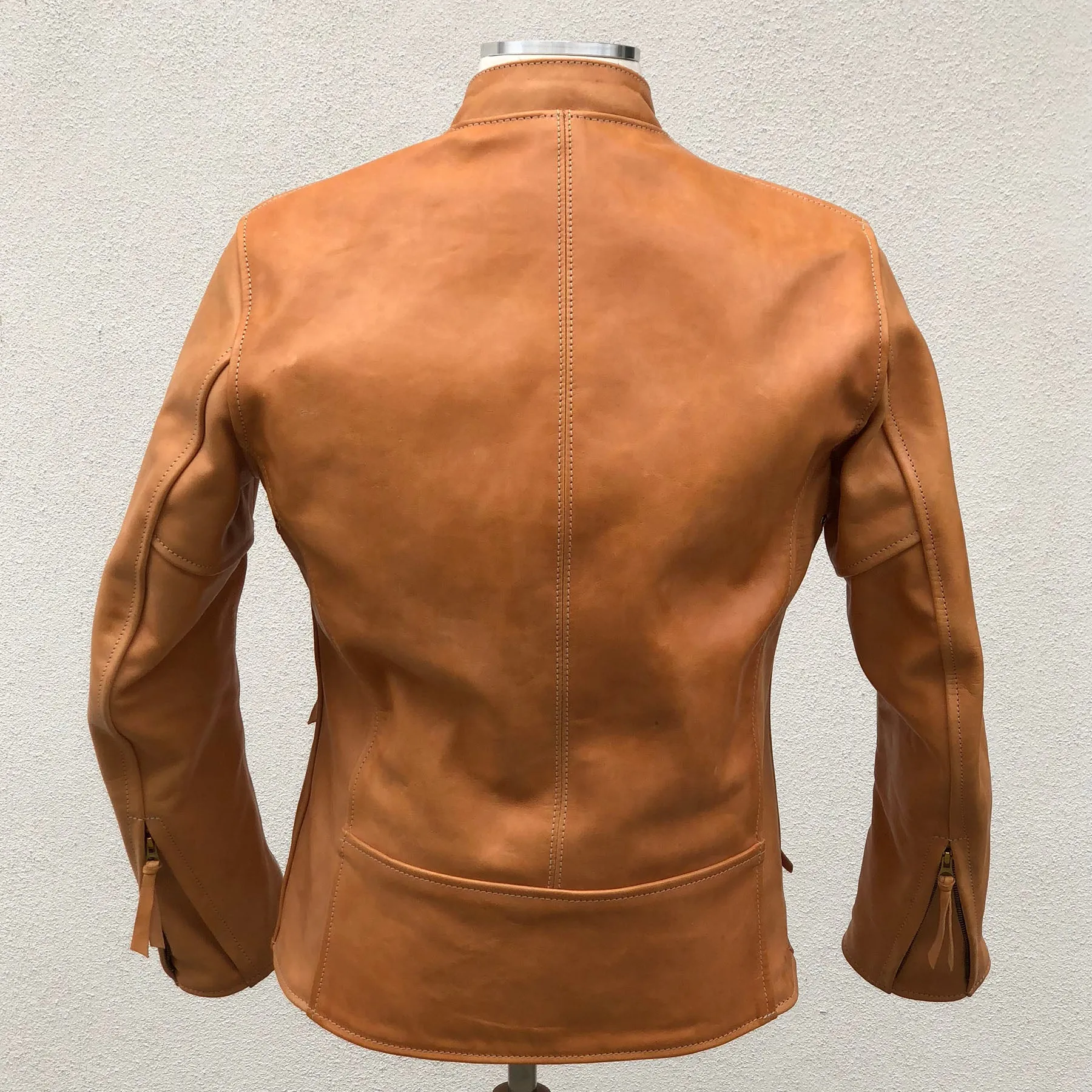 Custom Unfinished Horsehide Leather Jacket Project Deposit