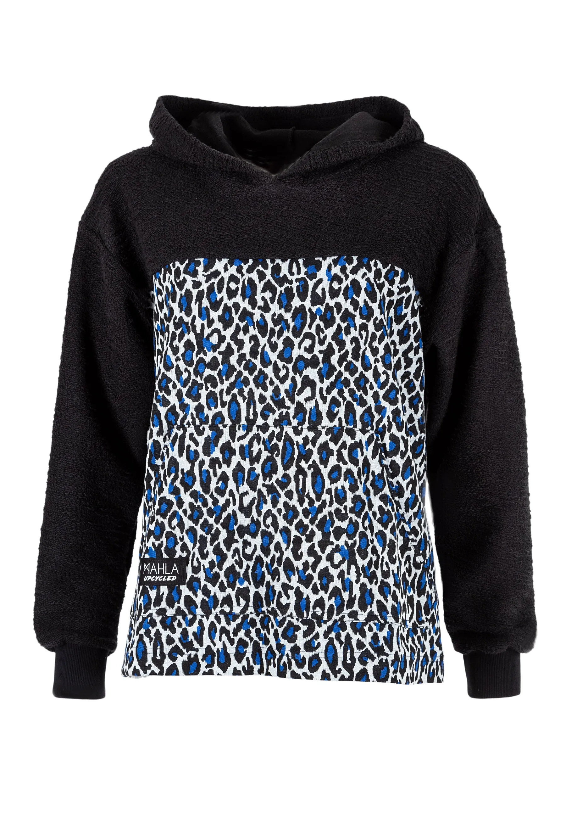 Daria Hoodie Blue Leopard