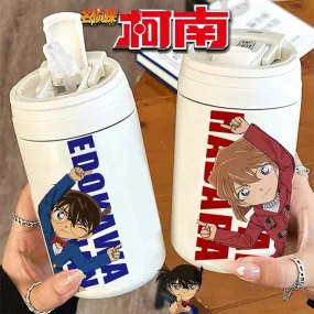 Detective Conan Insulated Cup 316 Stainless Steel Double Cover Comfortable water bottle